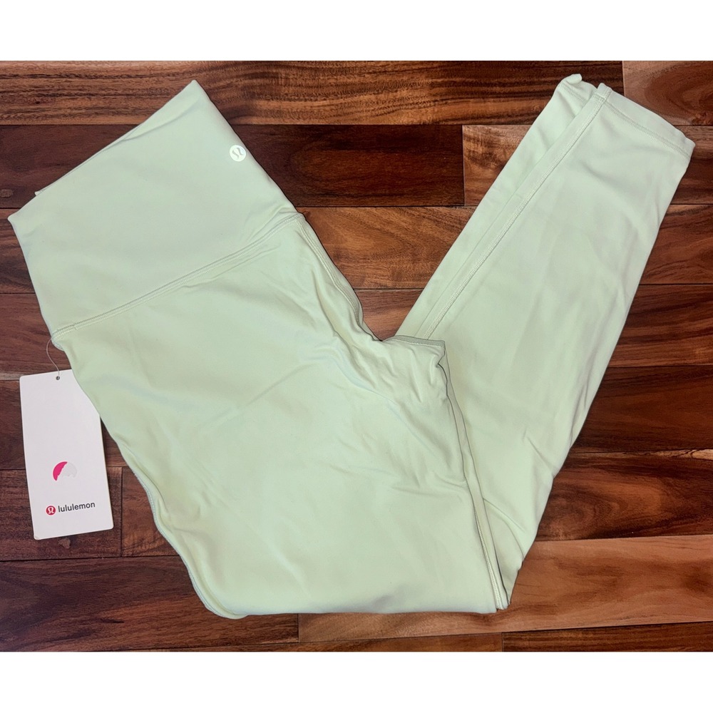 Lululemon Align HR Pant 28" Kohlrabi Green Nulu Size 12 NWT